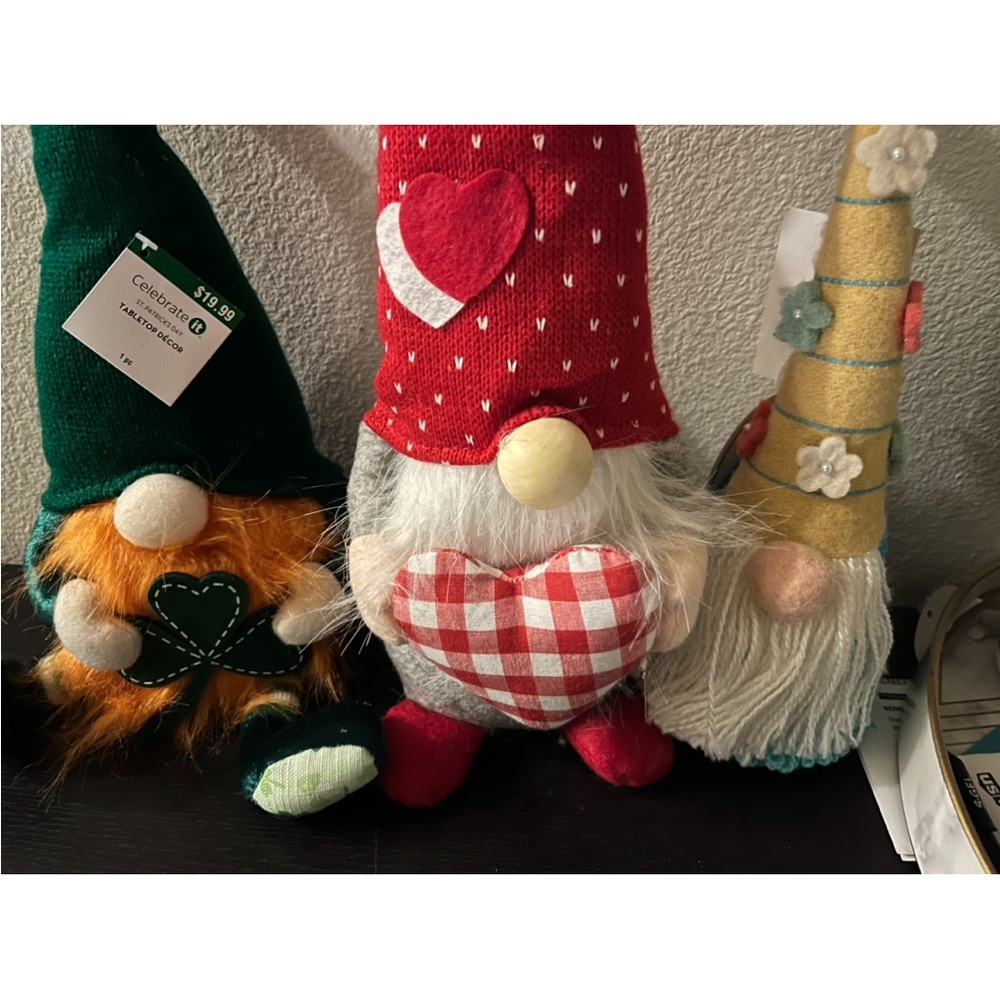 Holiday stuffed animals gnomes decor fall patriotic Easter fall st Patrick’s day